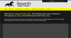 Desktop Screenshot of integrityestatesales.com